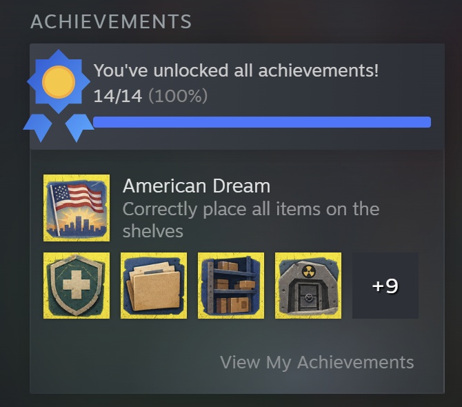 Spotless Record (Every Achievement)